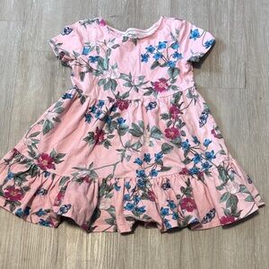 Joules Pink Floral Kids Dress